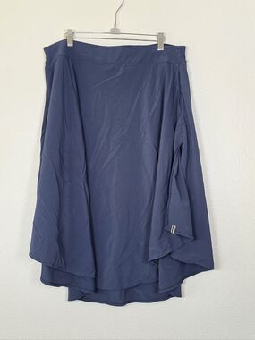 Smartwool Navy Blue High-Low Skirt